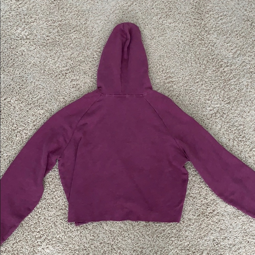 Pink cropped sweatshirt - Picture 3 of 3